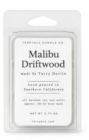 Malibu Driftwood Wax Melt – Driftwood & Soft Amber – 2.75 oz