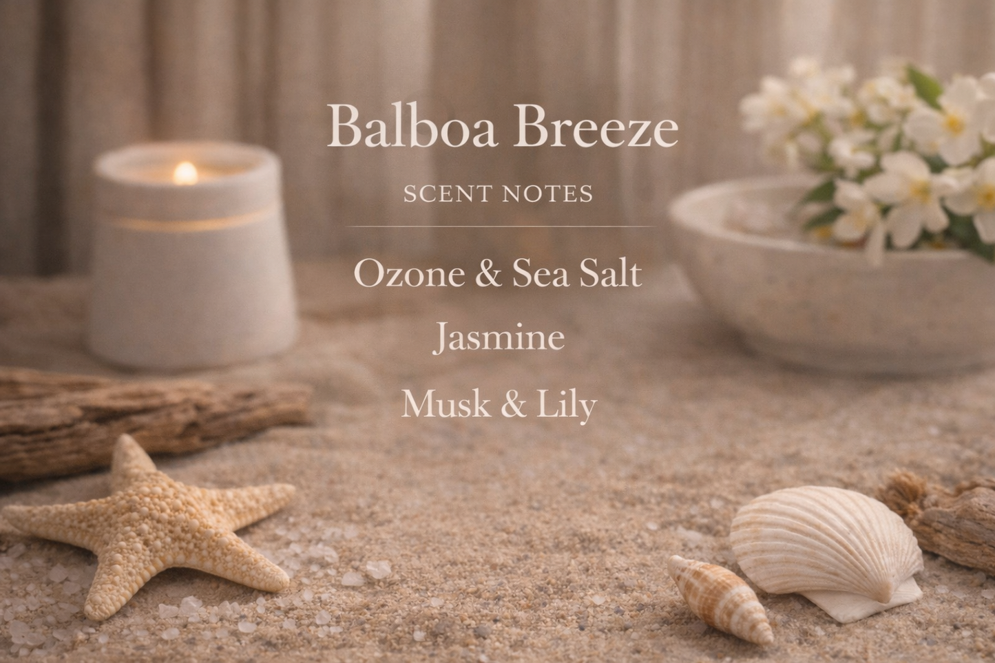 Balboa Breeze Wax Melt – Fresh Air & Soft Woods – 2.75 oz