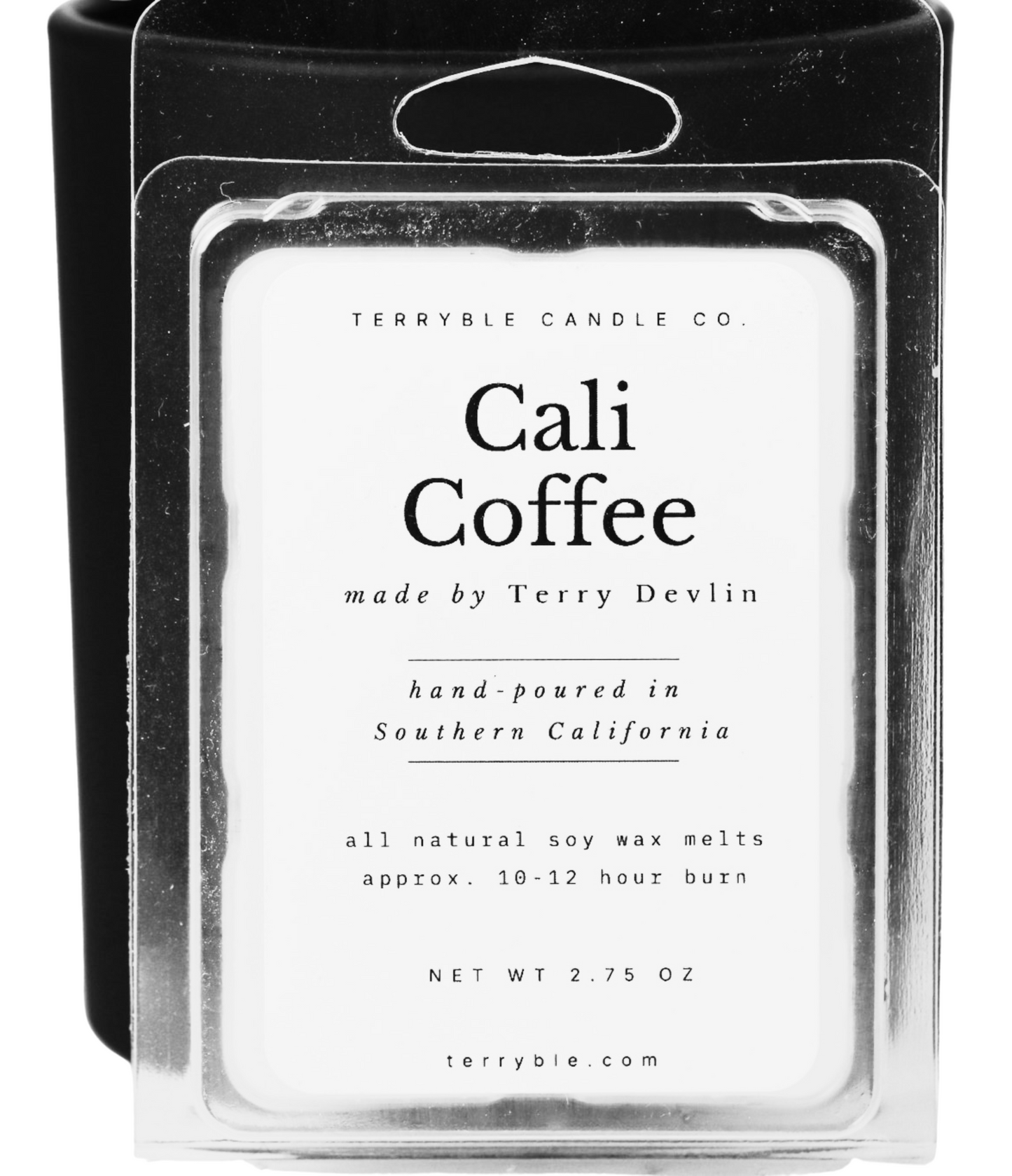 Cali Coffee Candle – Coffee & Vanilla Maple– 8 oz Amber Jar