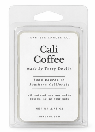Cali Coffee Candle – Coffee & Vanilla Maple– 8 oz Amber Jar