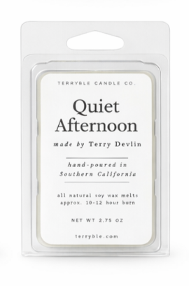Quiet Afternoon Wax Melt – Fresh Cucumber & Green Tea – Clean, Light Home Fragrance – Hand Poured Soy Wax Melt